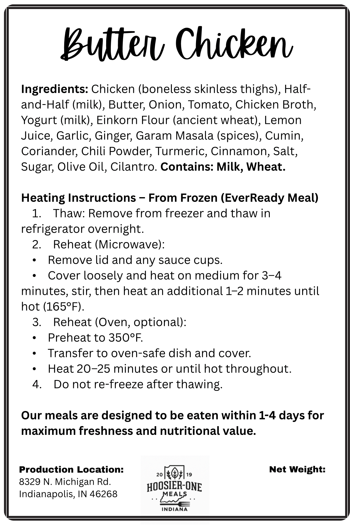 Butter Chicken - EverReady