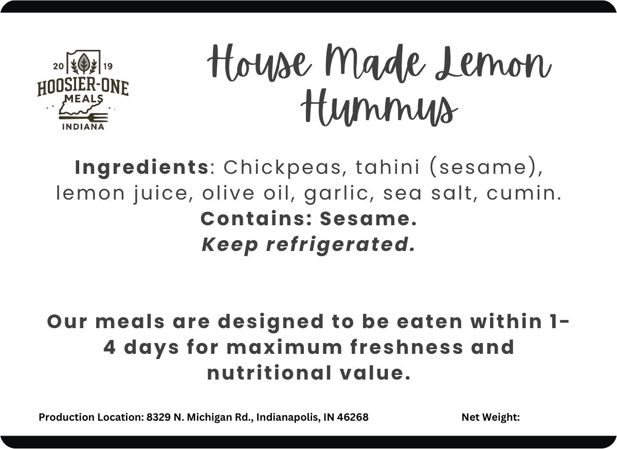 House-Made Lemon Hummus