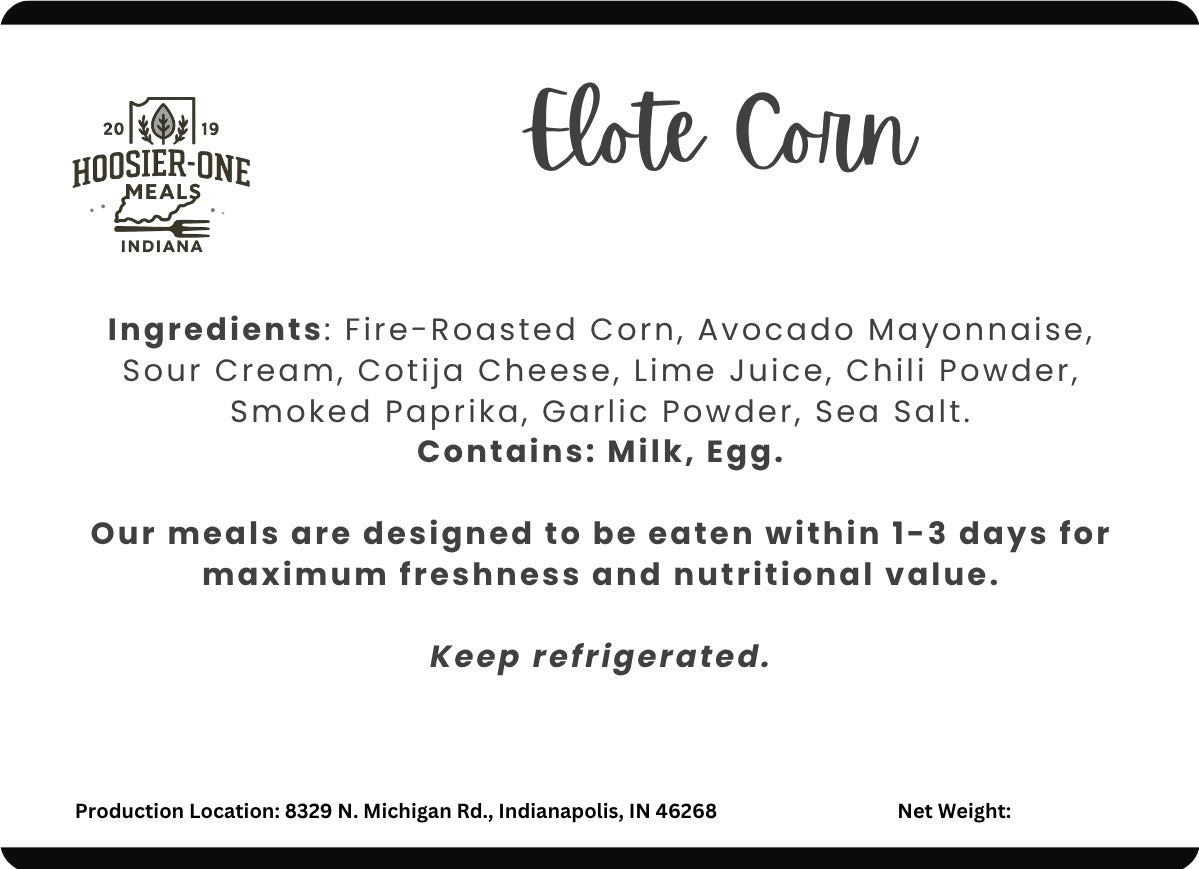 Fire Roasted Elote Corn