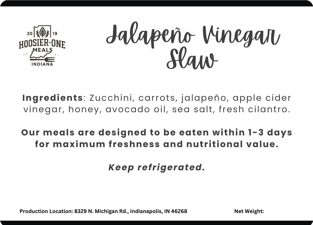 Jalapeño Vinegar Slaw
