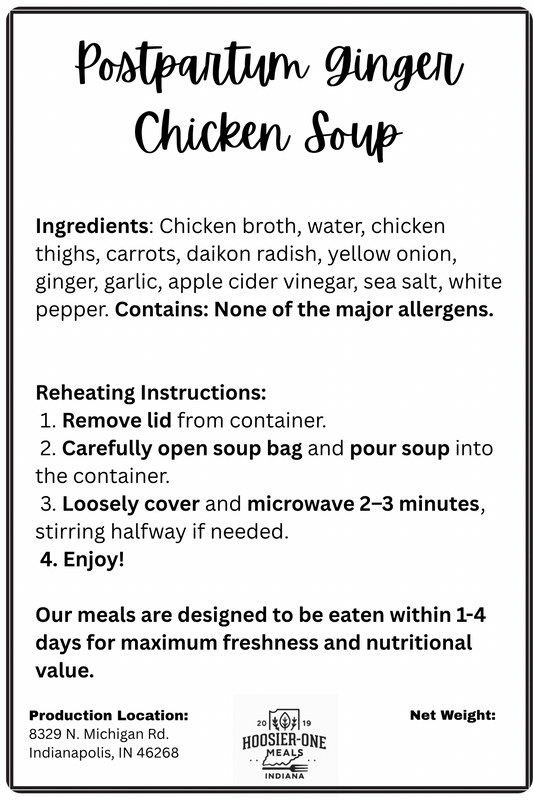 Signature Postpartum Ginger Chicken Soup EverReady