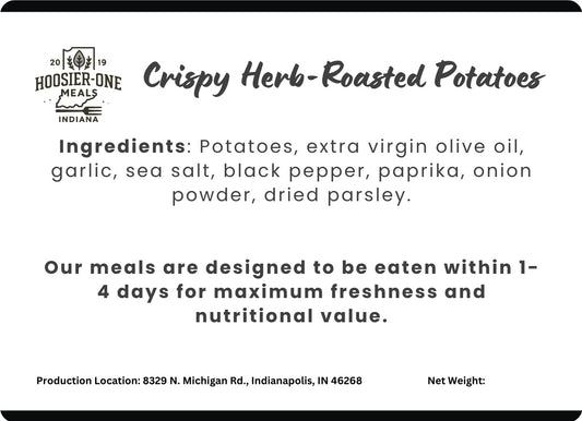 Side Crispy Herb Roasted Potatoes