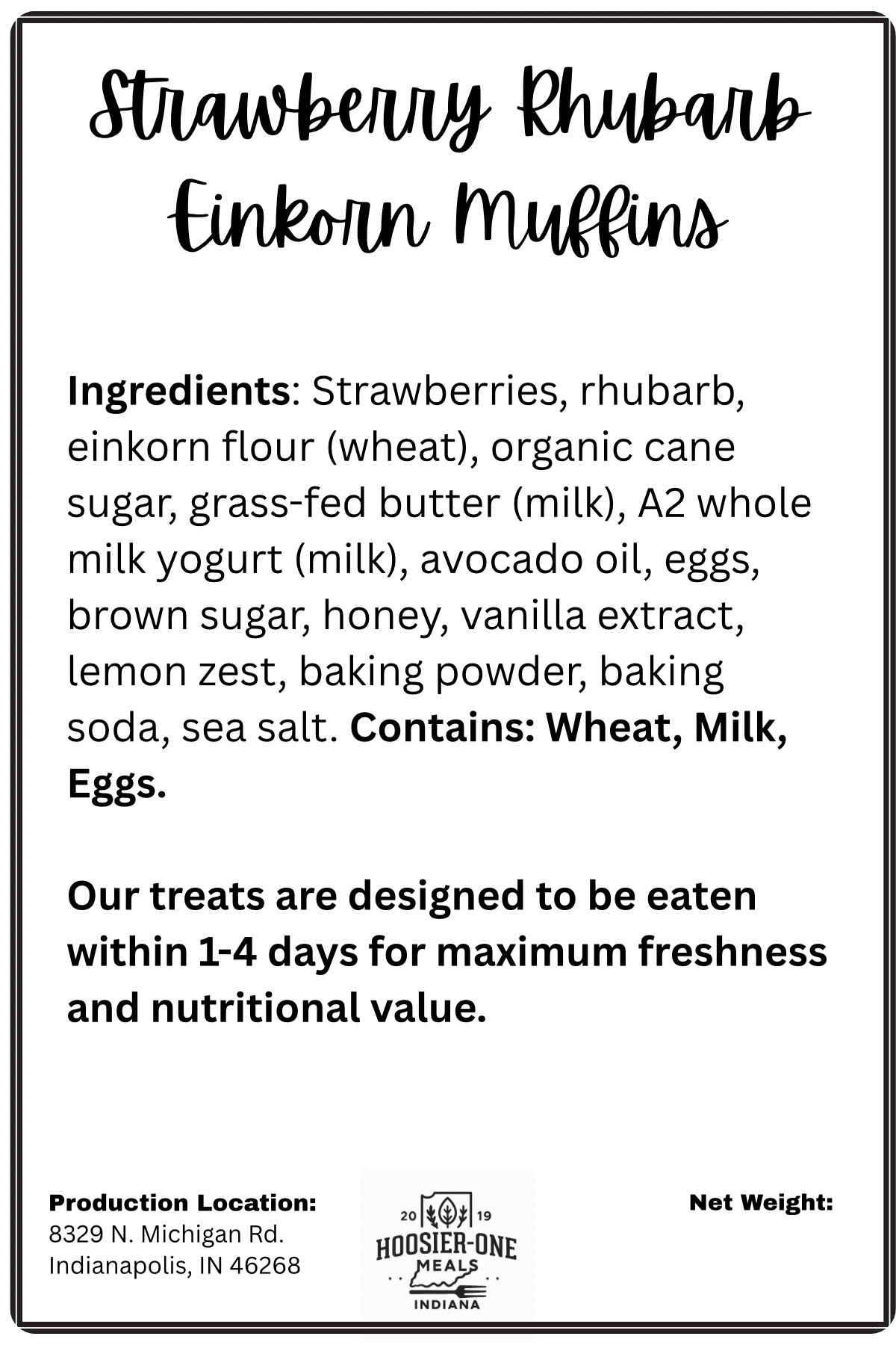 Strawberry Rhubarb Einkorn Muffins