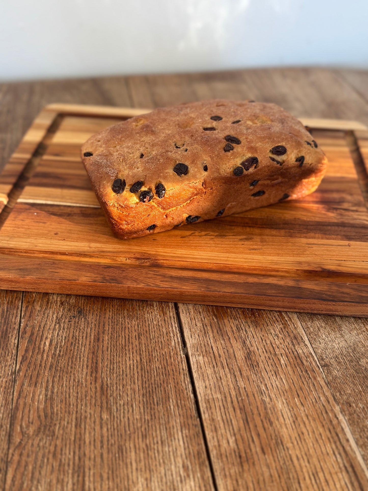 Cinnamon Raisin Einkorn Loaf