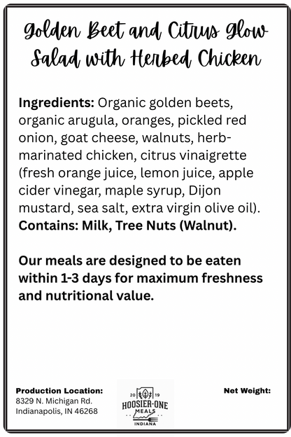 Golden Beet & Citrus Glow Salad