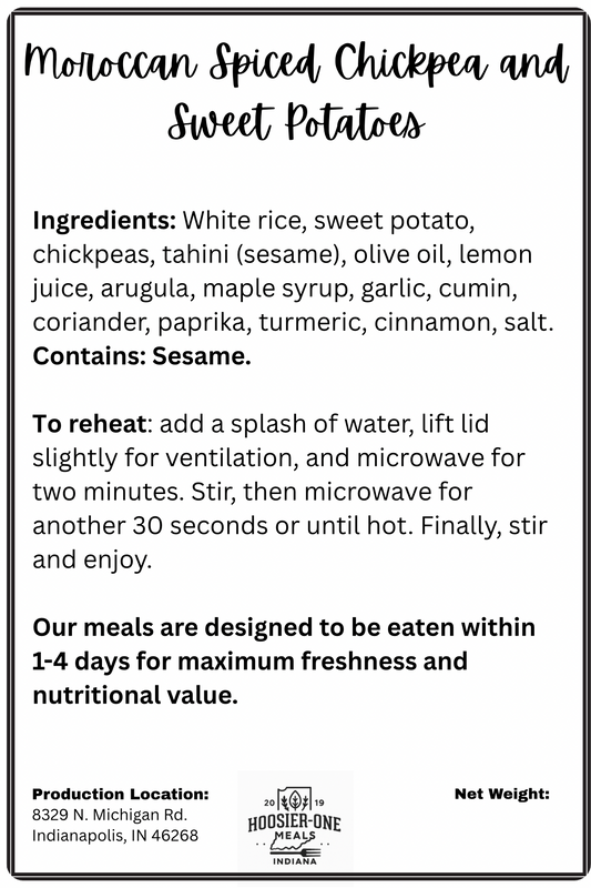 Moroccan-Spiced Chickpea & Sweet Potato Bowl