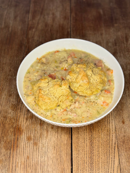Chicken Pot Pie - Skillet Style w/ Root Vegetables