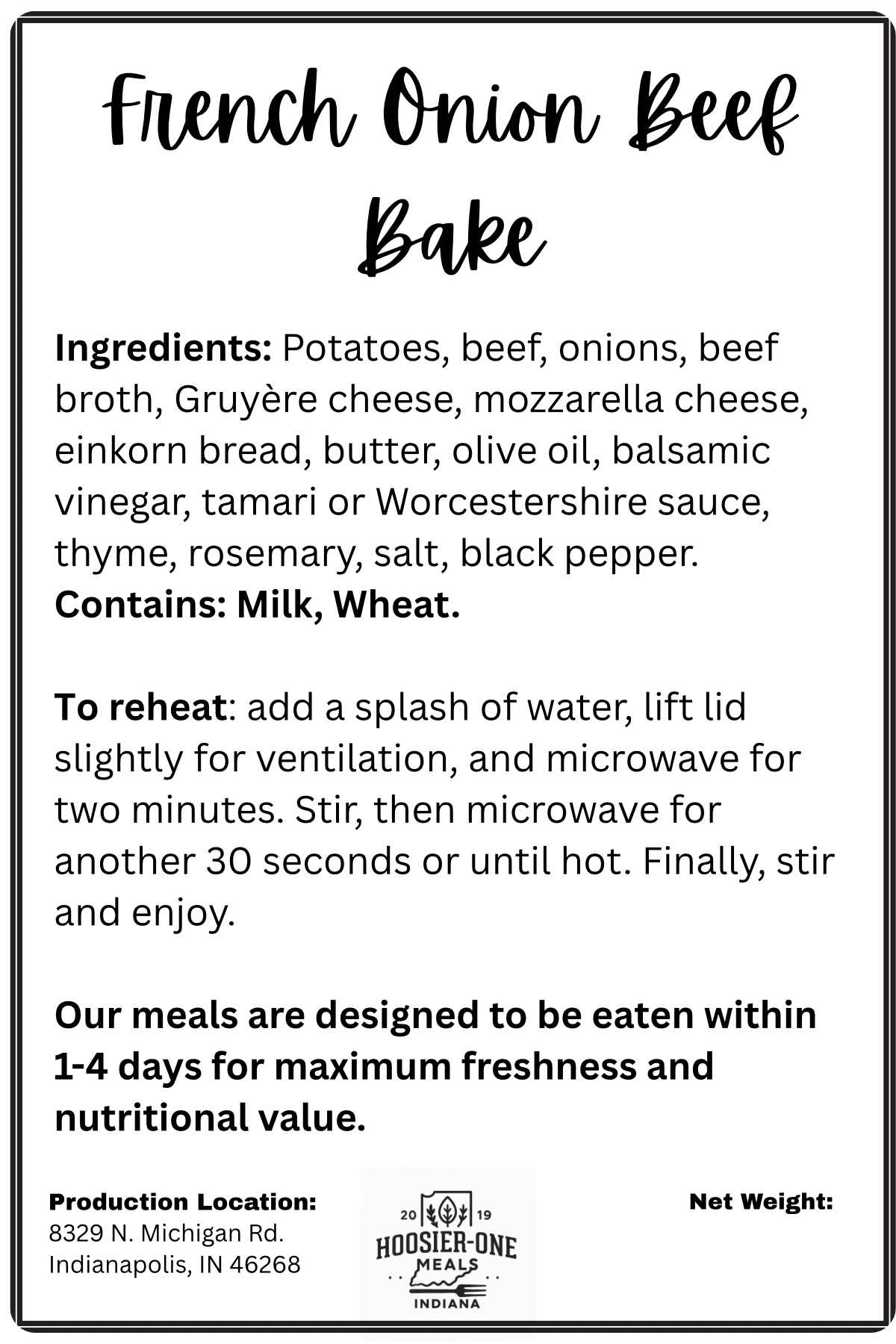 French Onion Beef Bake