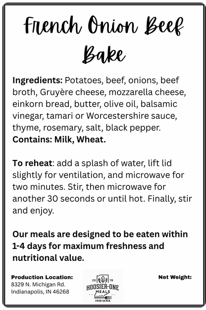 French Onion Beef Bake