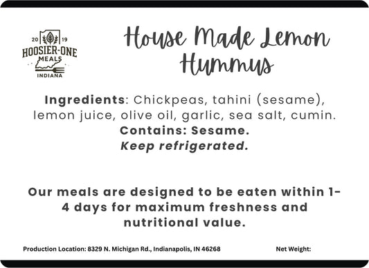 House-Made Lemon Hummus