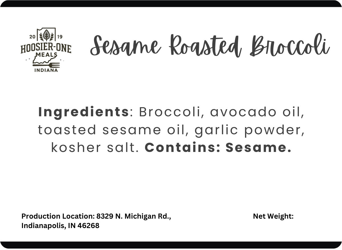 Side Sesame Roasted Broccoli