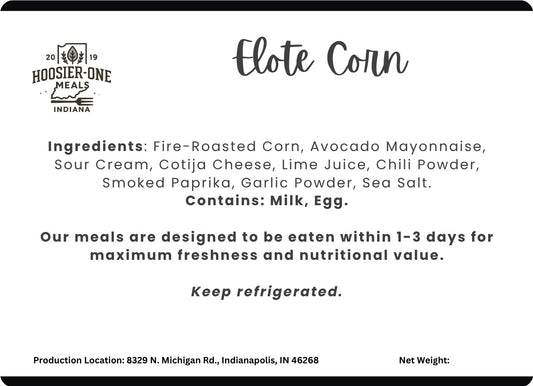 Fire Roasted Elote Corn