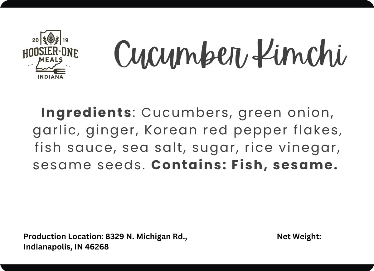Side Cucumber Kimchi