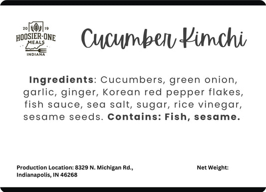 Side Cucumber Kimchi