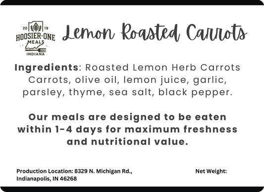 Side Lemon Roasted Carrots