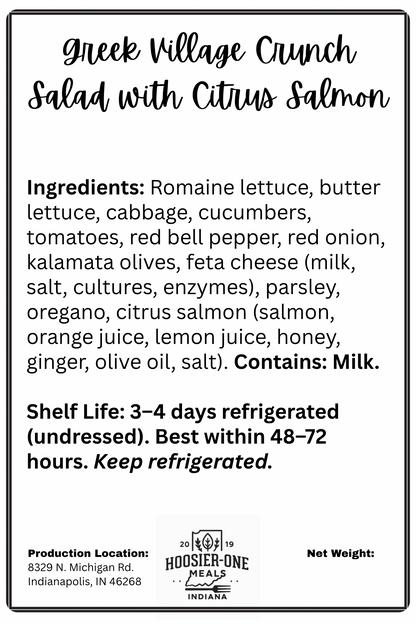 Greek Village Crunch Salad