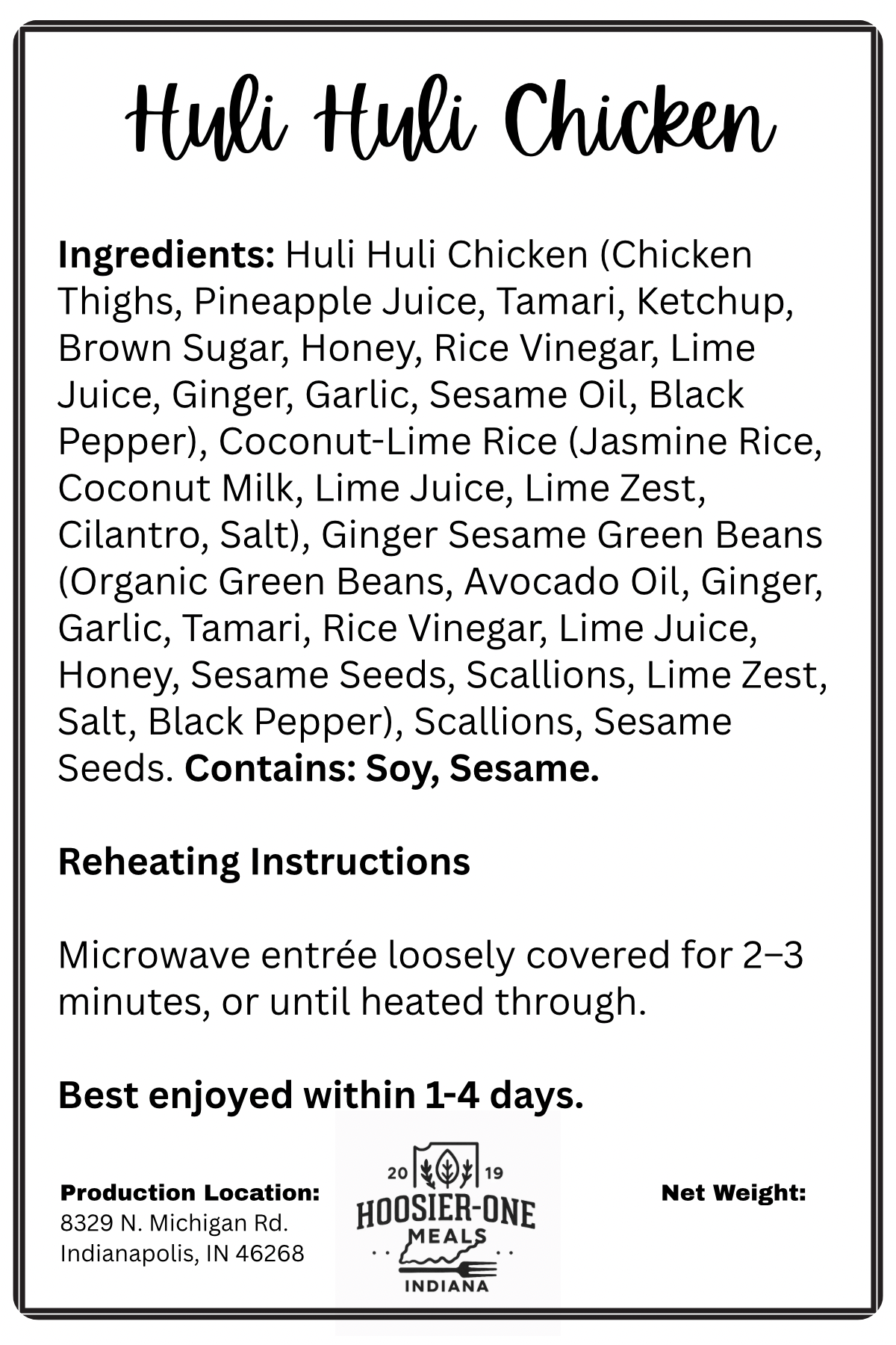 Huli Huli Chicken