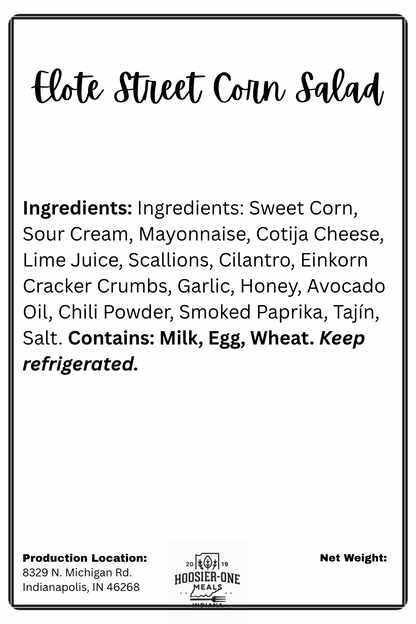 Summer Elote Street Corn Salad - 16oz