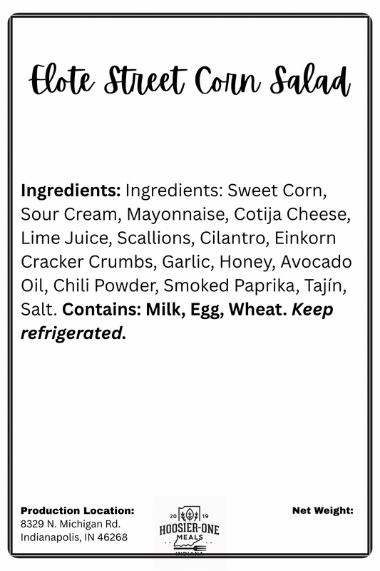 Summer Elote Street Corn Salad - 16oz