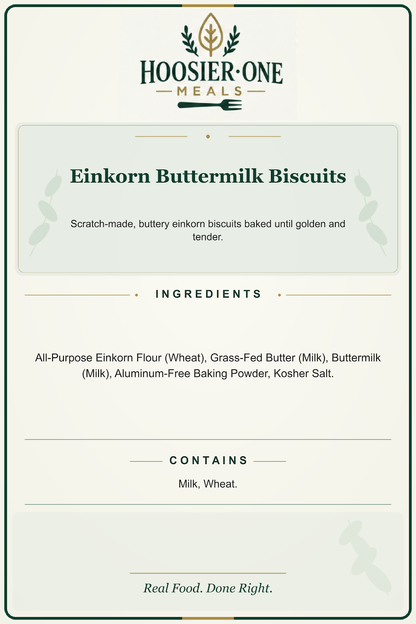 Hoosier One product information — Einkorn Buttermilk Biscuits — 4f0f0f0f541b